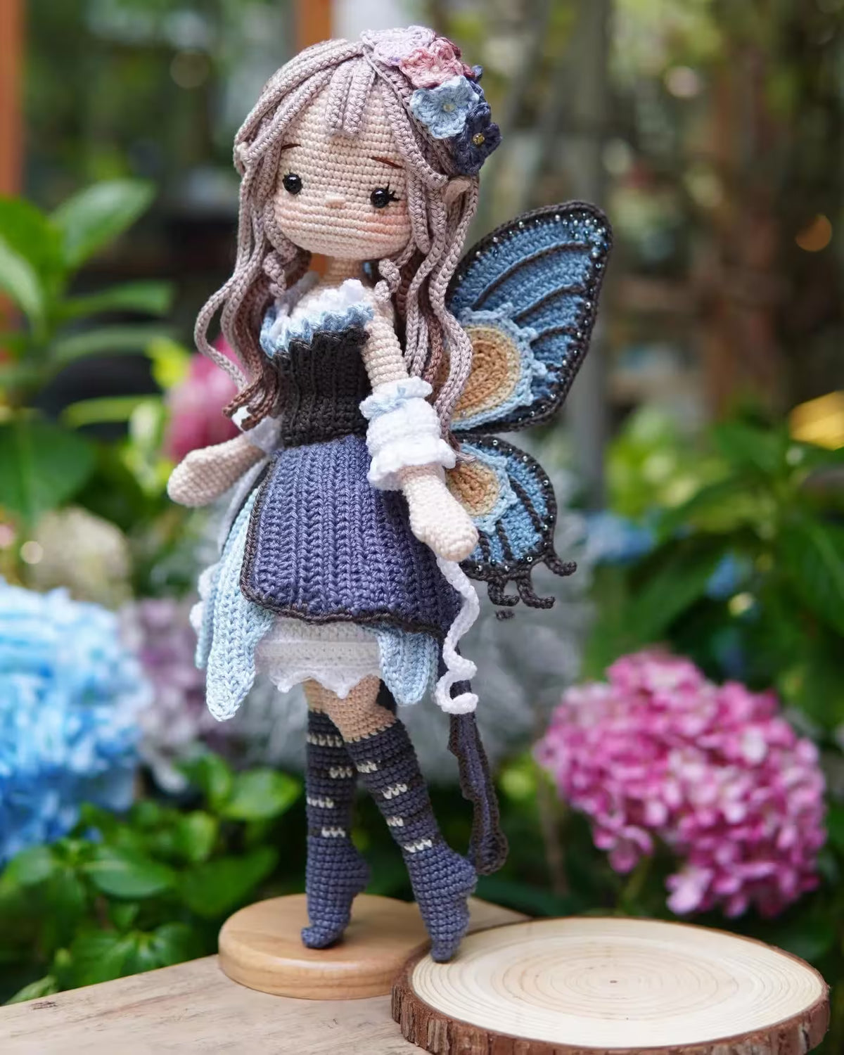 Lunaria Butterfly Fairy – Amigurumi Crochet Pattern PDF