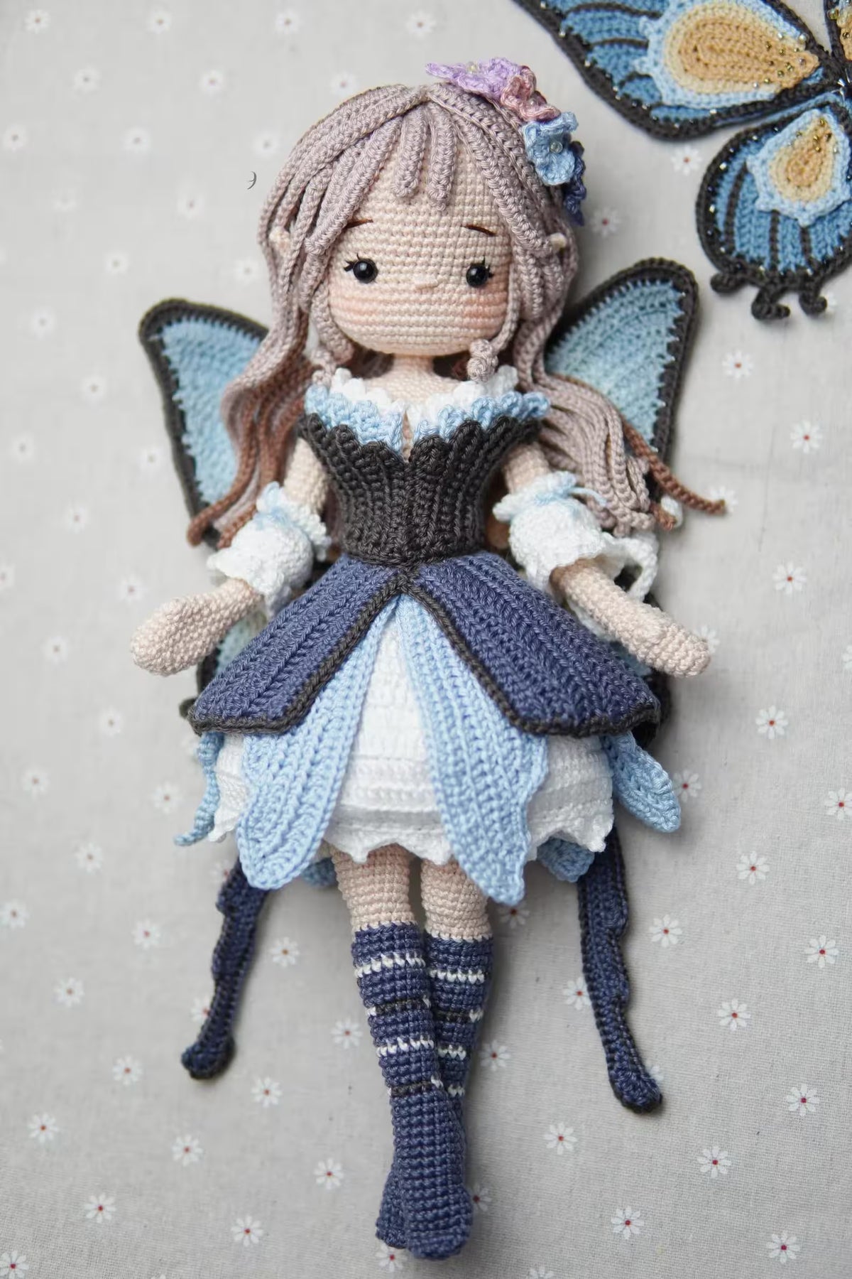 Lunaria Butterfly Fairy – Amigurumi Crochet Pattern PDF