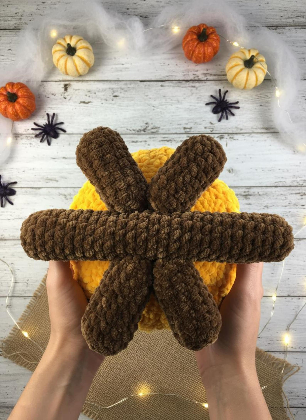 Skeleton in Cauldron Crochet Pattern | Halloween Amigurumi PDF