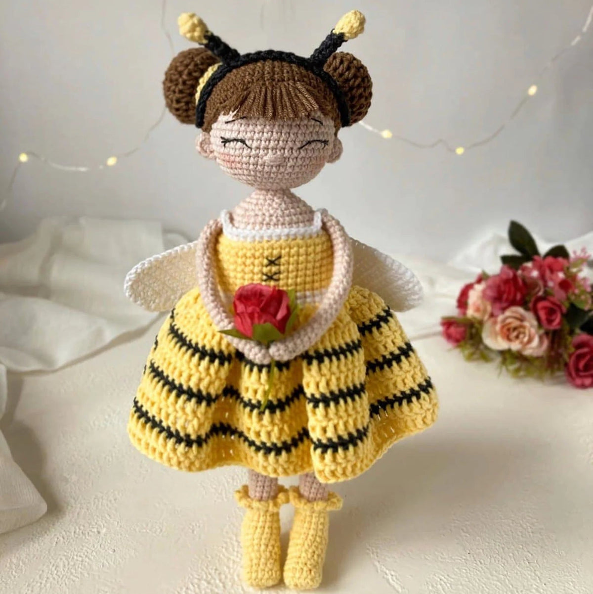 Bee Girl Doll – Amigurumi Crochet Pattern PDF