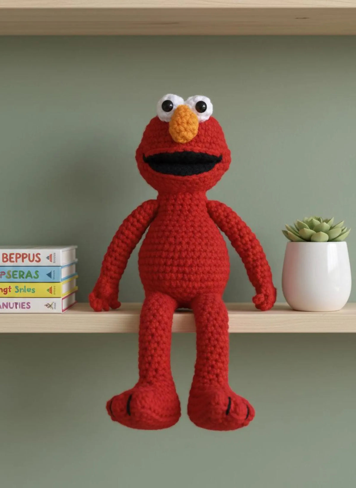 Red Monster Amigurumi Crochet Pattern PDF