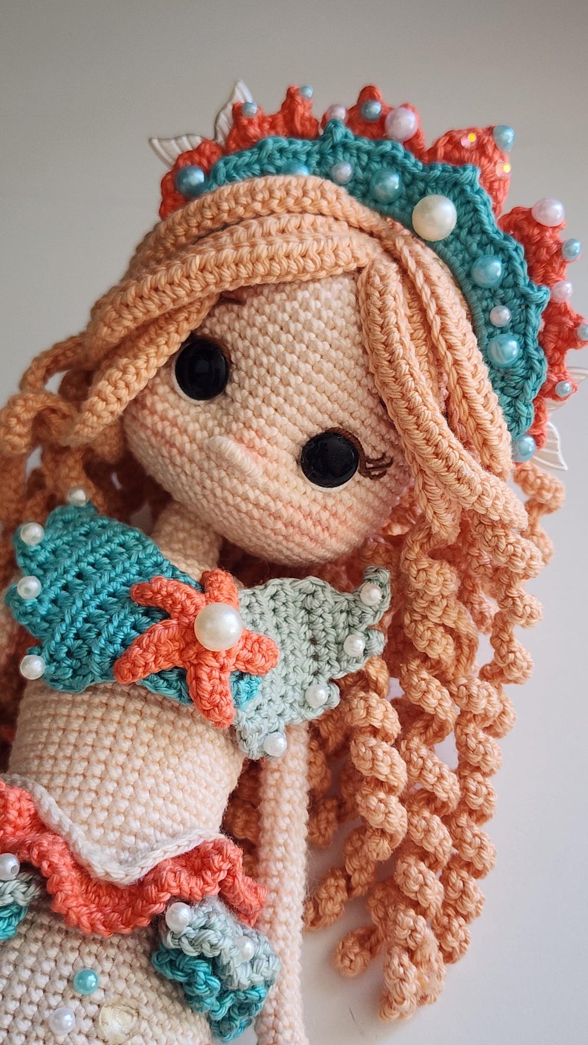Coraline Mermaid Doll – Amigurumi Crochet Pattern PDF