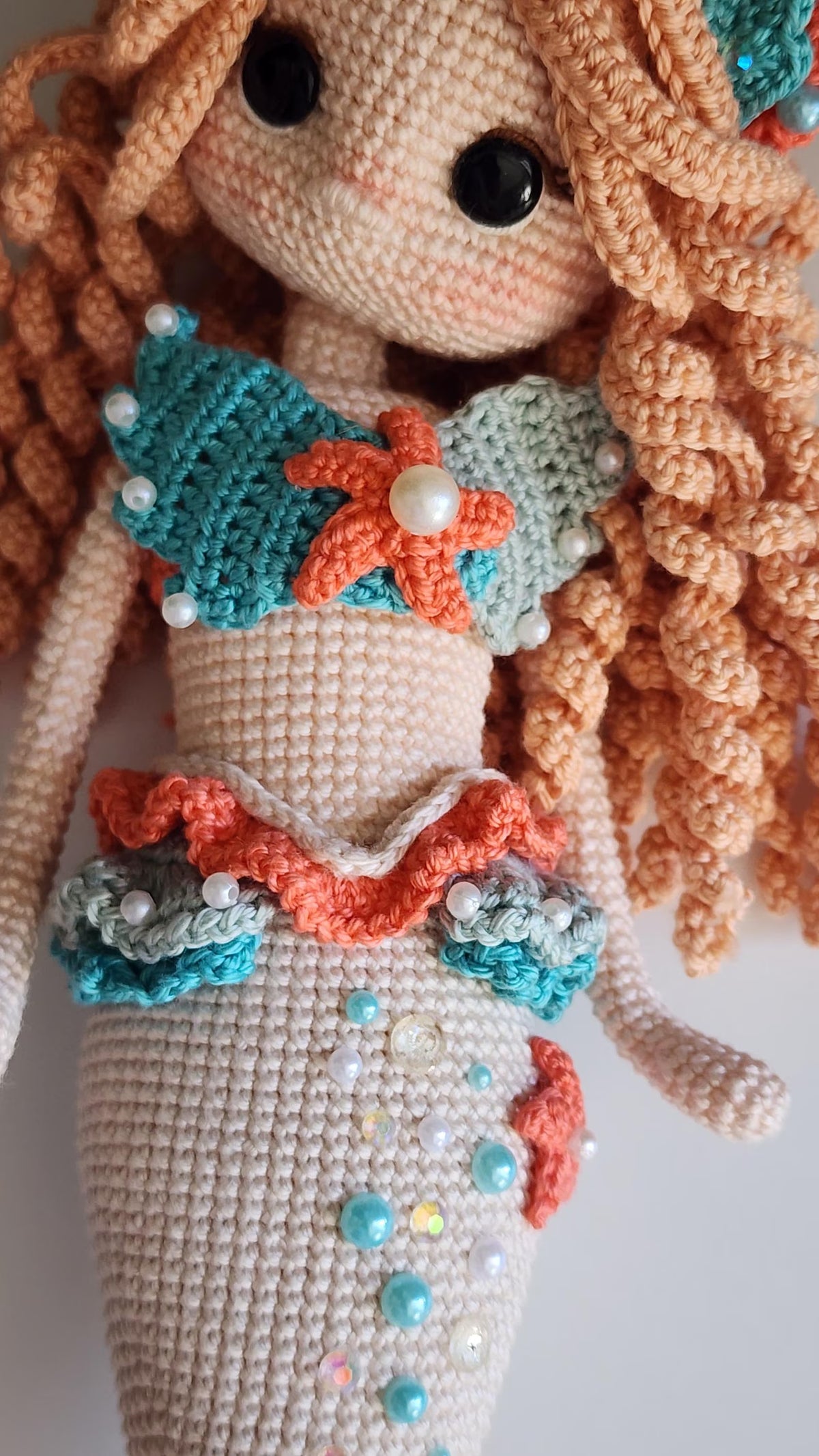 Coraline Mermaid Doll – Amigurumi Crochet Pattern PDF