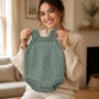 Fern Baby Romper Knitting Pattern PDF