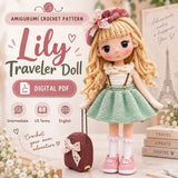 Lily Traveler Doll – Amigurumi Crochet Pattern PDF