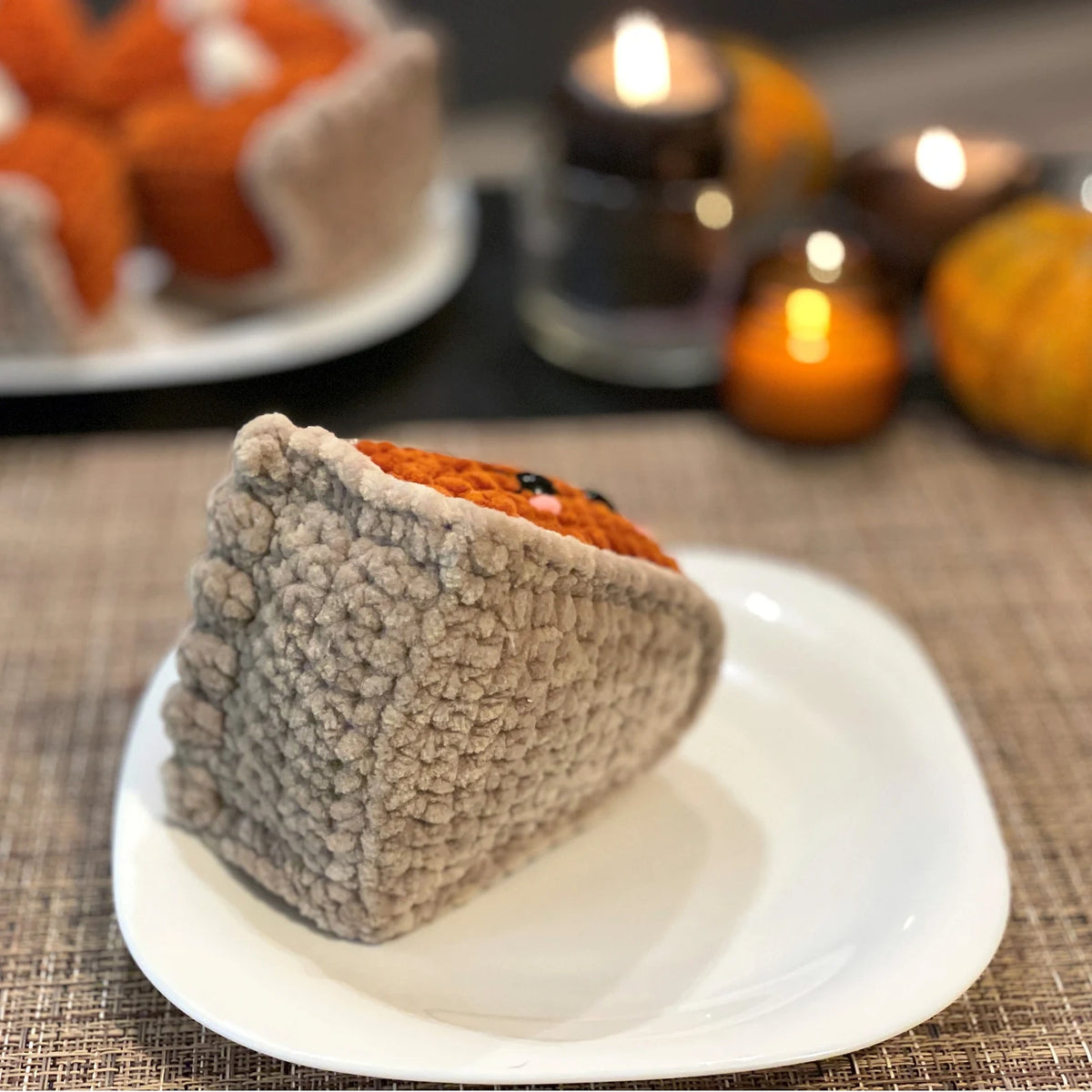Pumpkin Pie Amigurumi – Low Sew Crochet Pattern PDF