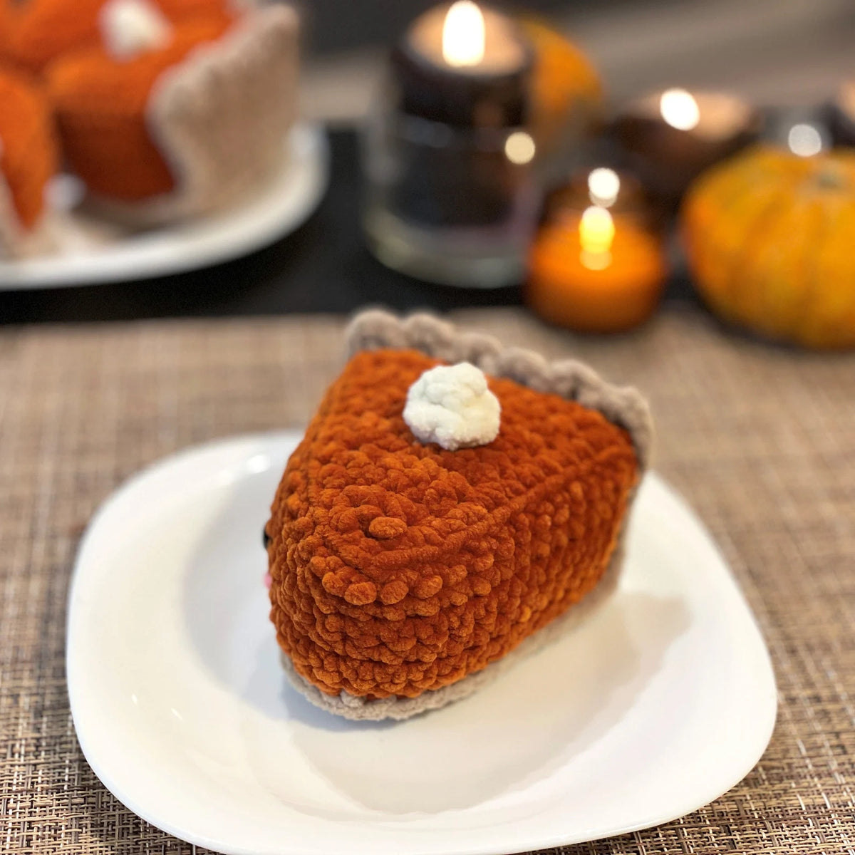 Pumpkin Pie Amigurumi – Low Sew Crochet Pattern PDF