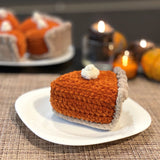 Pumpkin Pie Amigurumi – Low Sew Crochet Pattern PDF