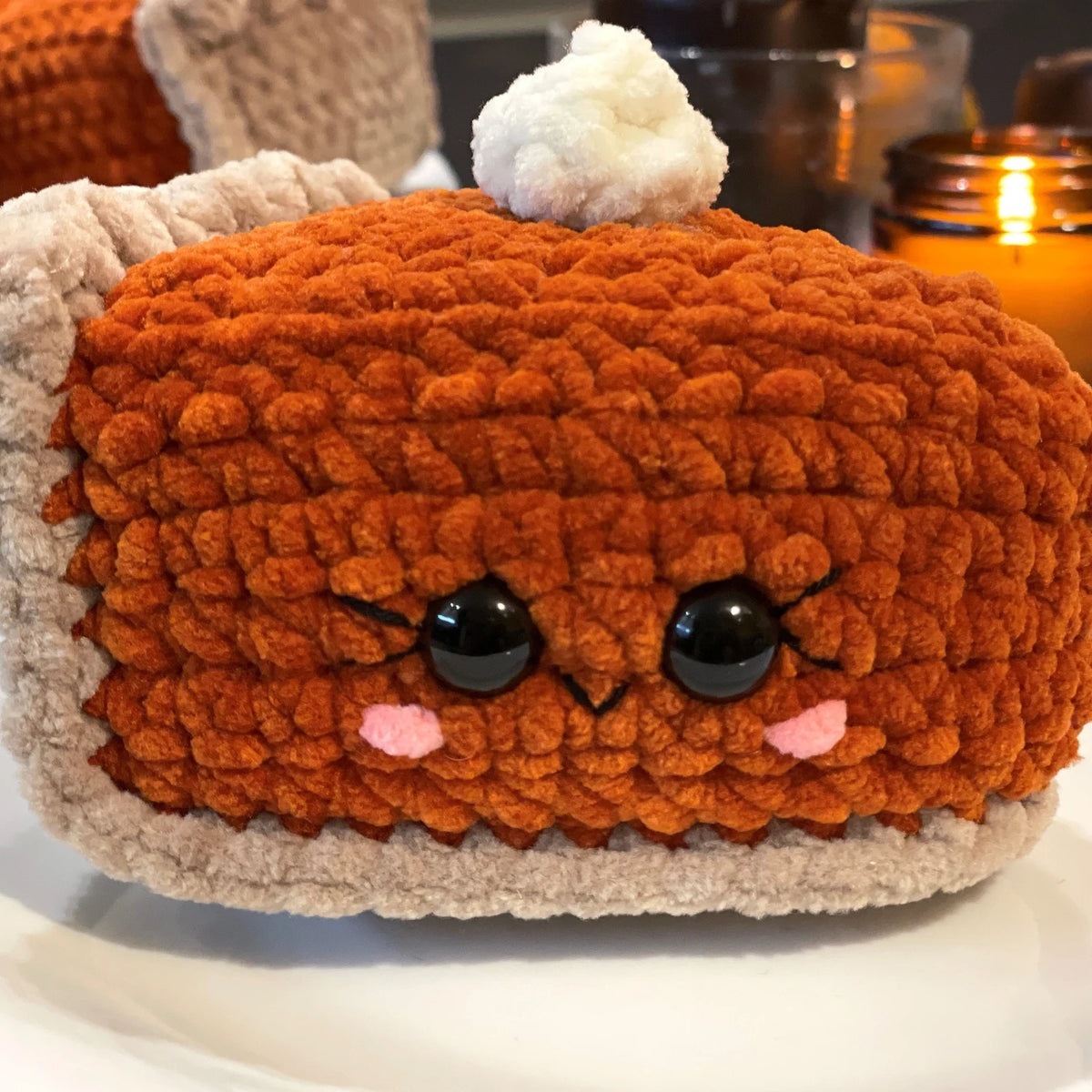 Pumpkin Pie Amigurumi – Low Sew Crochet Pattern PDF